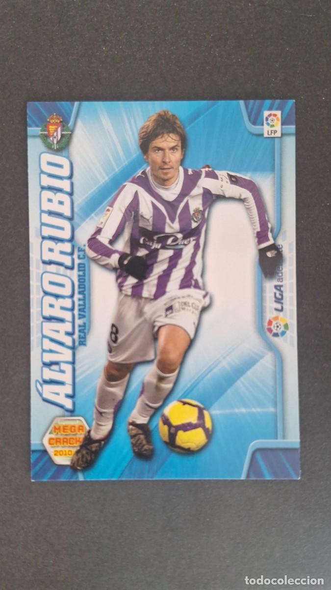 Cromos de F&uacute;tbol: L1 ALVARO RUBIO REAL VALLADOLID LIGA ADELANTE SEGUNDA DIVISION 437 PANINI MEGACRACKS 2010 2011 10 11