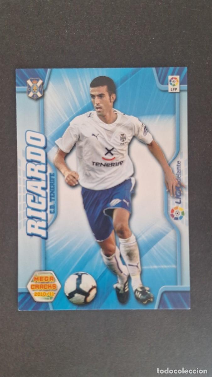 Cromos de F&uacute;tbol: L1 RICARDO C. D. TENERIFE LIGA ADELANTE SEGUNDA DIVISION 438 PANINI MEGACRACKS 2010 2011 10 11