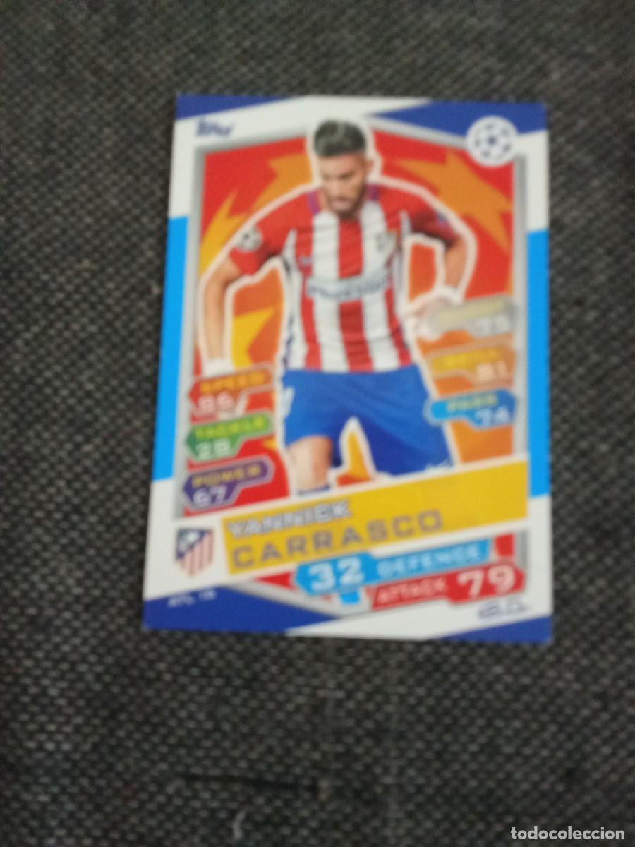Cromos de F&uacute;tbol: ATL 16 carrasco atl&eacute;tico de Madrid match attax UEFA champions league 2016-17