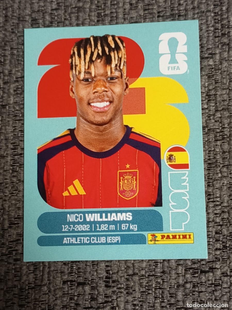 Cromos de Futebol: NICO WILLIAMS ESP 17 STICKER MUNDIAL 2026 PANINI FIFA WORLD CUP NUEVO