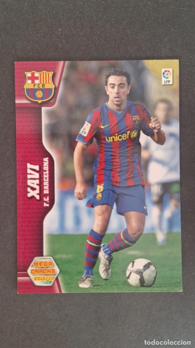 Figurine di Calcio: L1 XAVI F. C. BARCELONA 65 PANINI MEGACRACKS 2010 2011 10 11