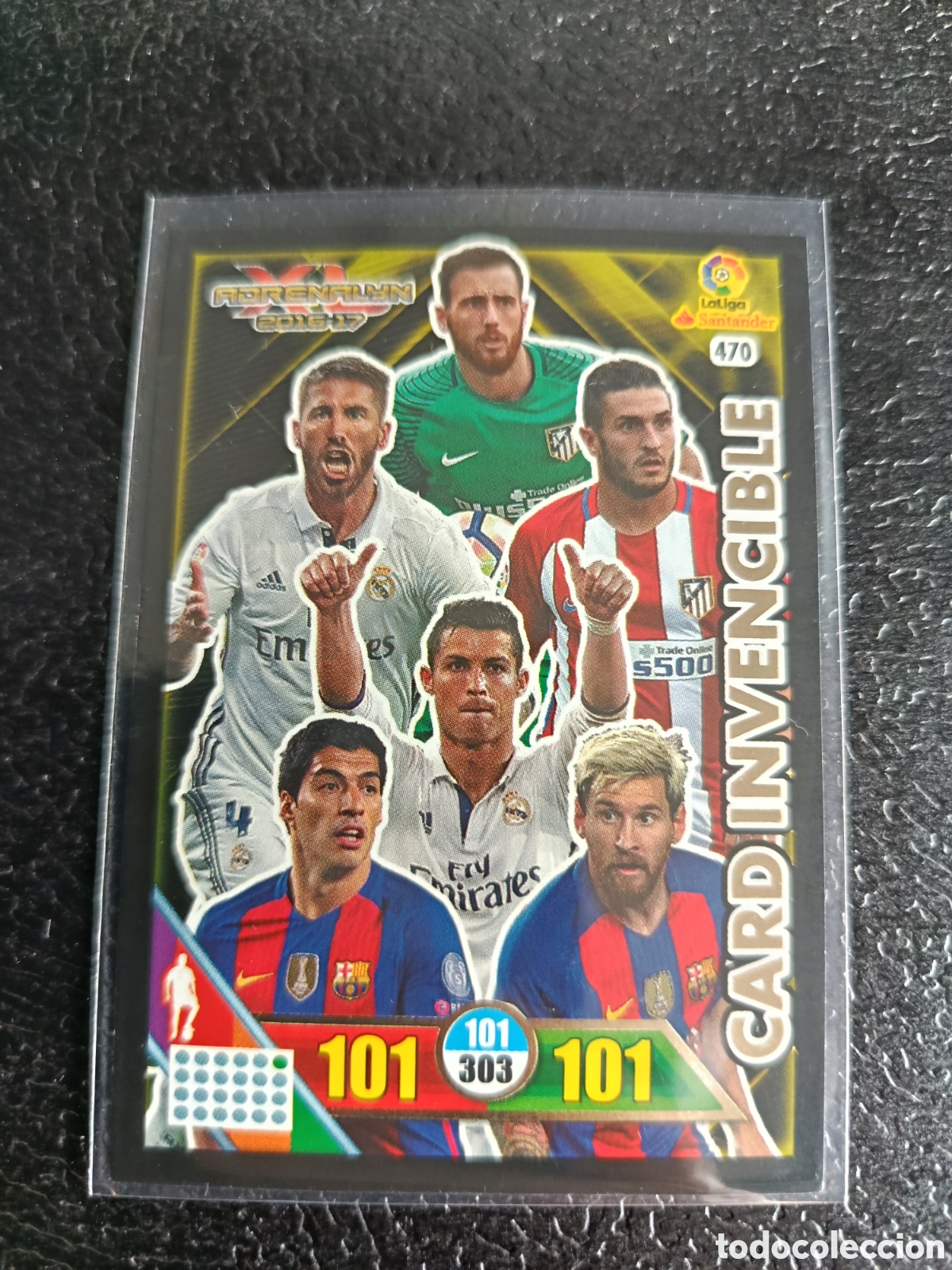 Figurine di Calcio: CARD INVENCIBLE 470 ADRENALYN XL LIGA 2016/17 16 17 PANINI