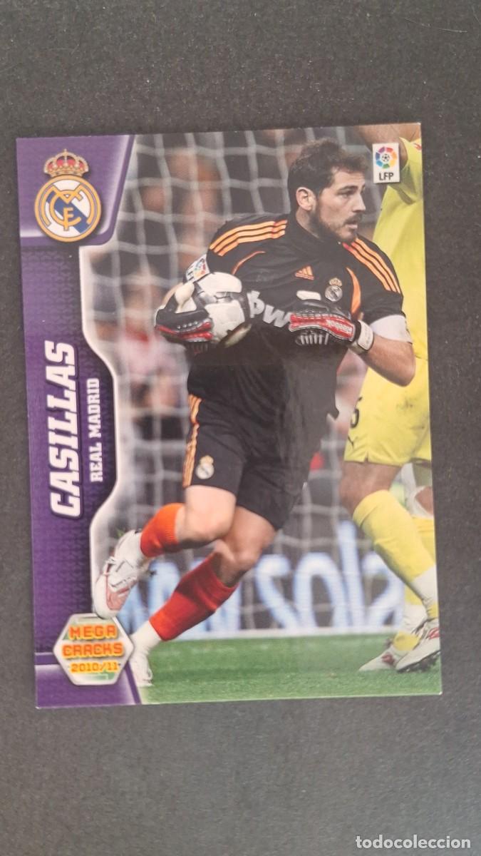 Cromos de F&uacute;tbol: L1 CASILLAS REAL MADRID 164 PANINI MEGACRACKS 2010 2011 10 11