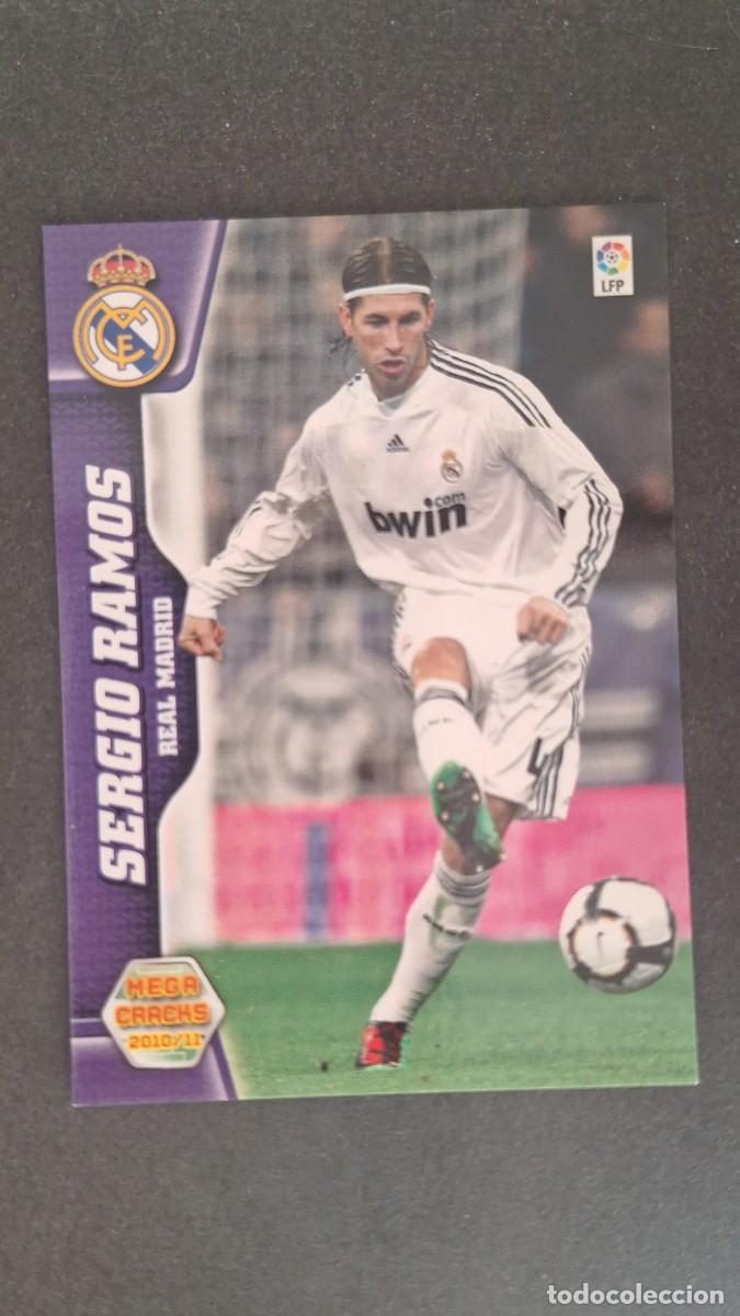 Cromos de F&uacute;tbol: L1 SERGIO RAMOS REAL MADRID 165 PANINI MEGACRACKS 2010 2011 10 11
