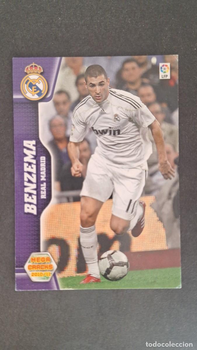 Cromos de F&uacute;tbol: L1 BENZEMA REAL MADRID 180 PANINI MEGACRACKS 2010 2011 10 11