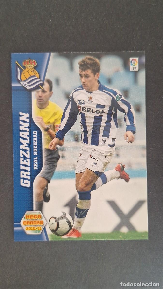Cromos de F&uacute;tbol: L1 GRIEZMANN REAL SOCIEDAD 267 PANINI MEGACRACKS 2010 2011 10 11