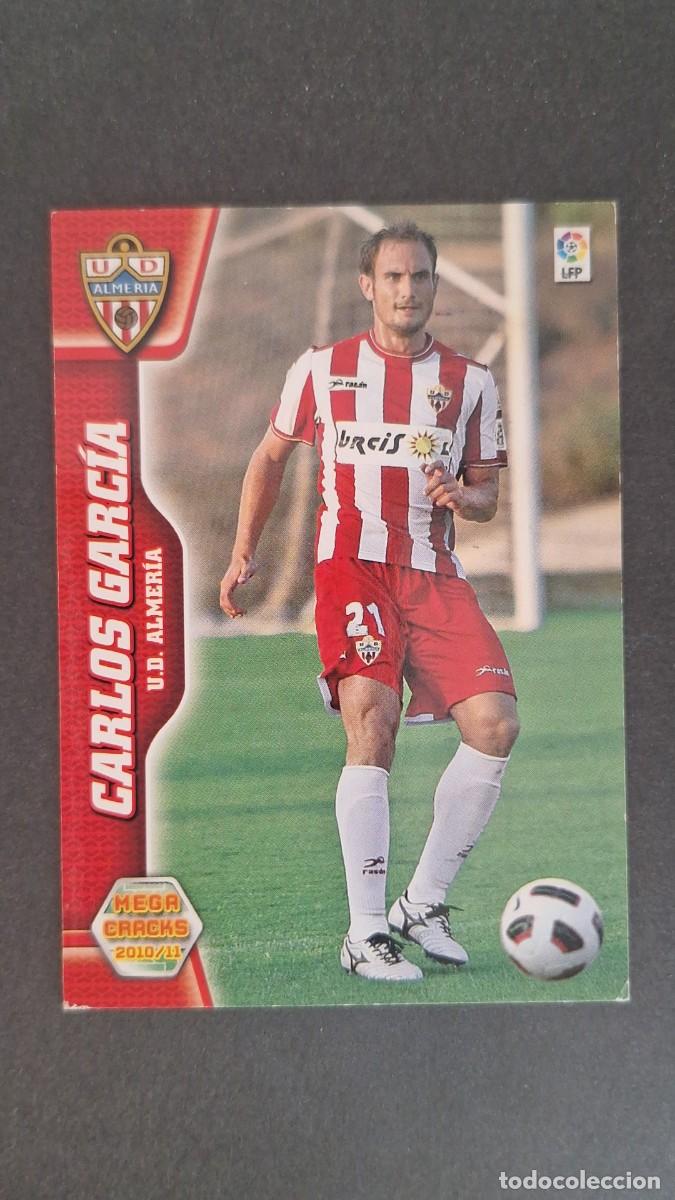 Cromos de F&uacute;tbol: L1 CARLOS GARCIA U. D. ALMERIA NUEVA FICHA 5 BIS PANINI MEGACRACKS 2010 2011 10 11