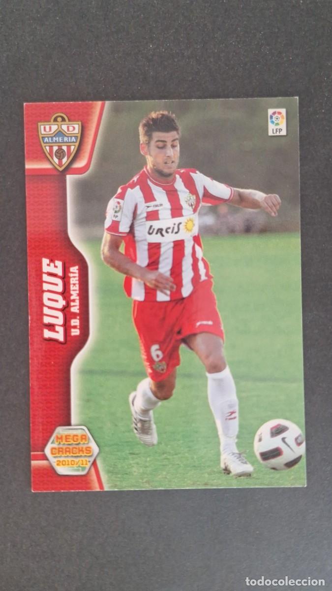 Cromos de F&uacute;tbol: L1 LUQUE U. D. ALMERIA NUEVA FICHA 11 BIS PANINI MEGACRACKS 2010 2011 10 11