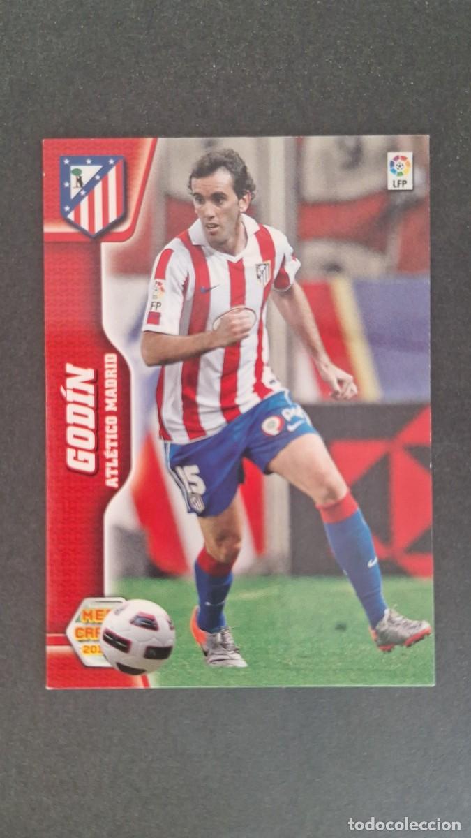 Cromos de F&uacute;tbol: L1 GODIN ATLETICO DE MADRID NUEVA FICHA 44 BIS PANINI MEGACRACKS 2010 2011 10 11