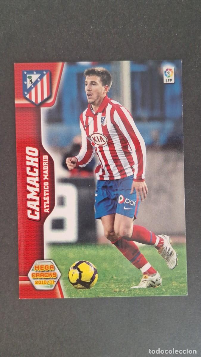 Cromos de F&uacute;tbol: L1 CAMACHO ATLETICO DE MADRID NUEVA FICHA 48 BIS PANINI MEGACRACKS 2010 2011 10 11