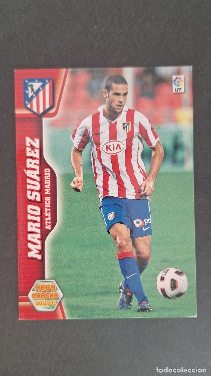Cromos de F&uacute;tbol: L1 MARIO SUAREZ ATLETICO DE MADRID NUEVA FICHA 49 BIS PANINI MEGACRACKS 2010 2011 10 11