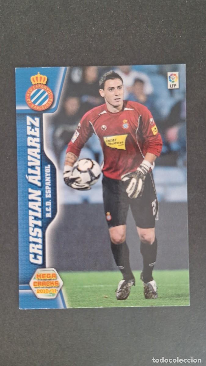 Cromos de F&uacute;tbol: L1 CRISTIAN ALVAREZ R. C. D. ESPA&Ntilde;OL NUEVA FICHA 92 BIS PANINI MEGACRACKS 2010 2011 10 11