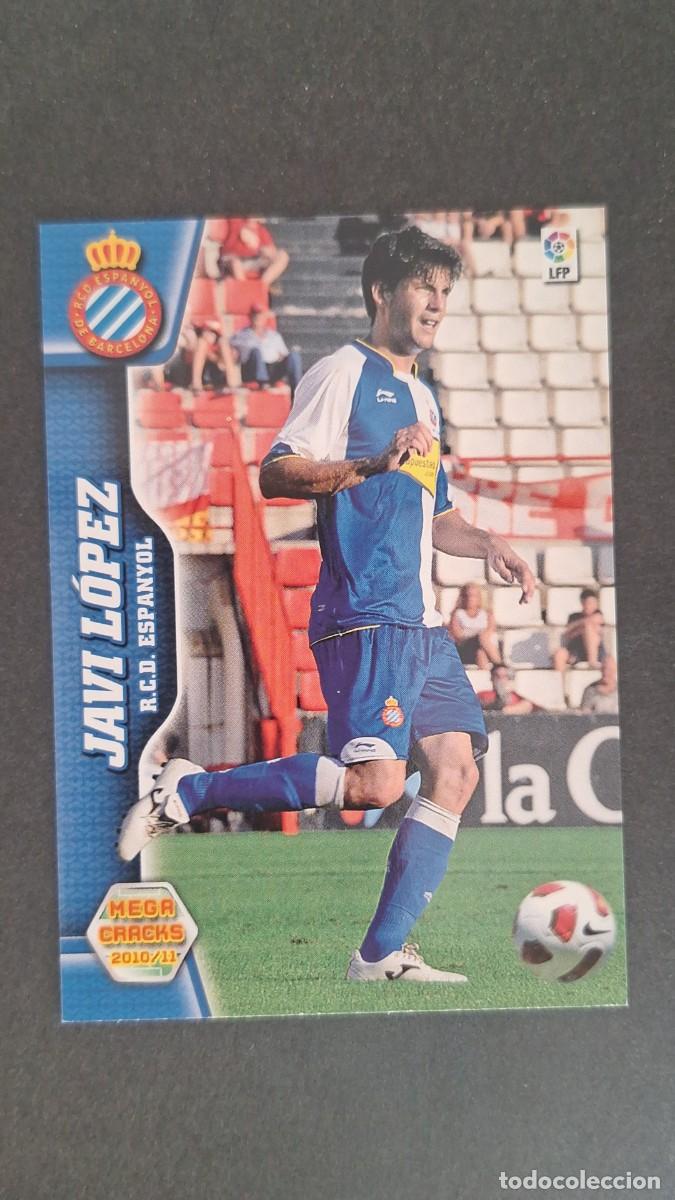 Cromos de F&uacute;tbol: L1 JAVI LOPEZ R. C. D. ESPA&Ntilde;OL NUEVA FICHA 103 BIS PANINI MEGACRACKS 2010 2011 10 11