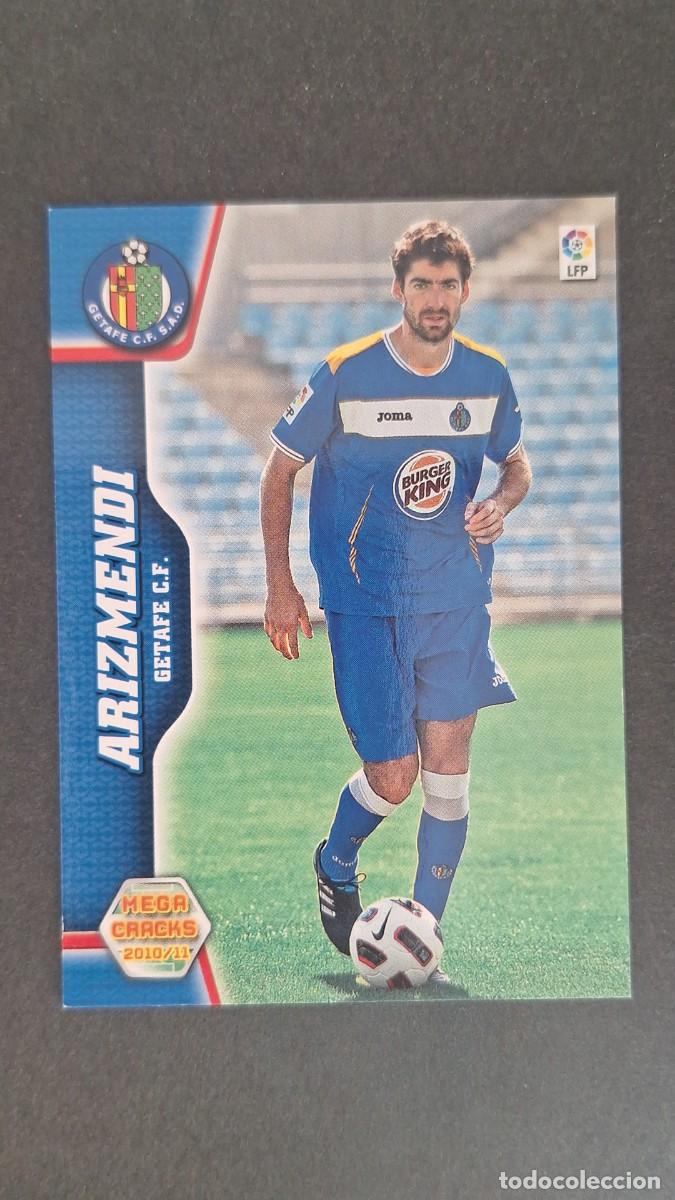 Cromos de F&uacute;tbol: L1 ARIZMENDI GETAFE C. F. NUEVA FICHA 124 BIS PANINI MEGACRACKS 2010 2011 10 11