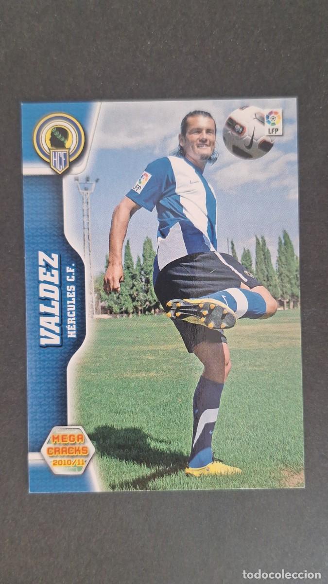 Cromos de F&uacute;tbol: L1 VALDEZ HERCULES C. F. NUEVA FICHA 144 BIS PANINI MEGACRACKS 2010 2011 10 11