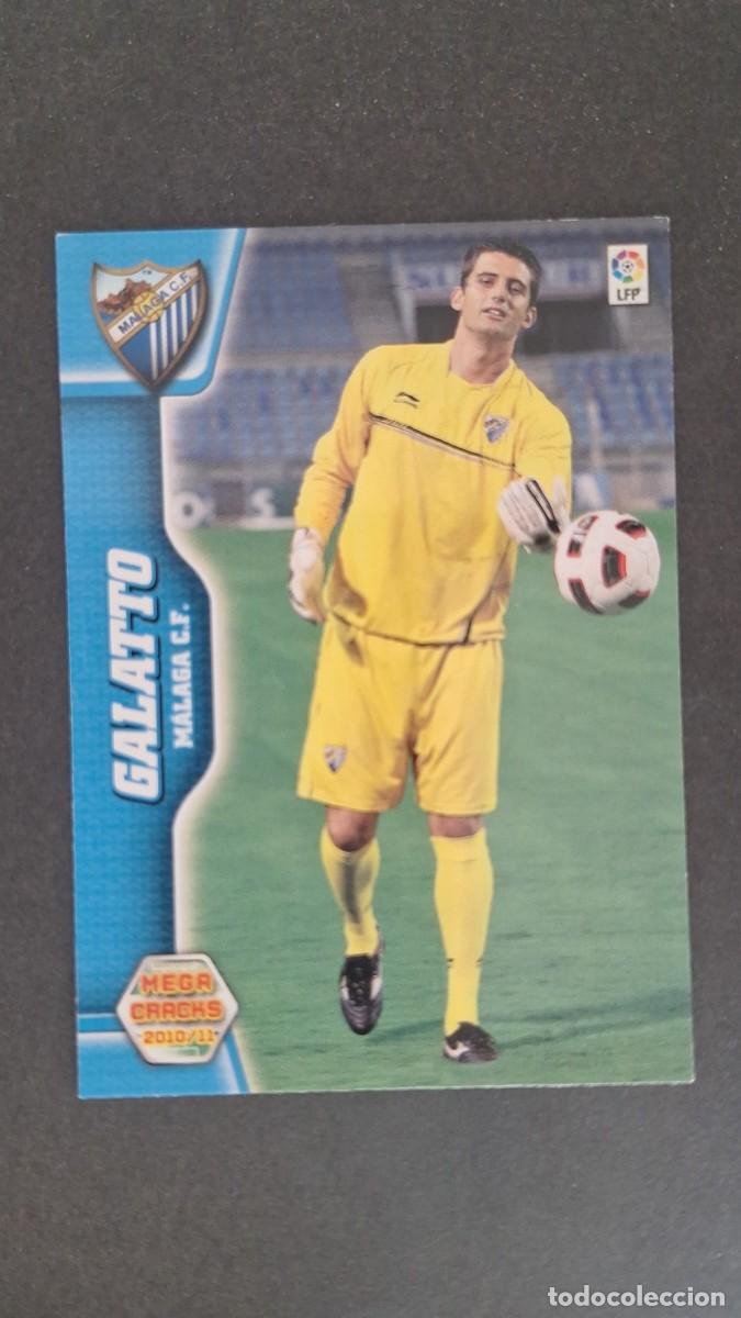 Cromos de Futebol: L1 GALATTO MALAGA C. F. NUEVA FICHA 182 BIS PANINI MEGACRACKS 2010 2011 10 11