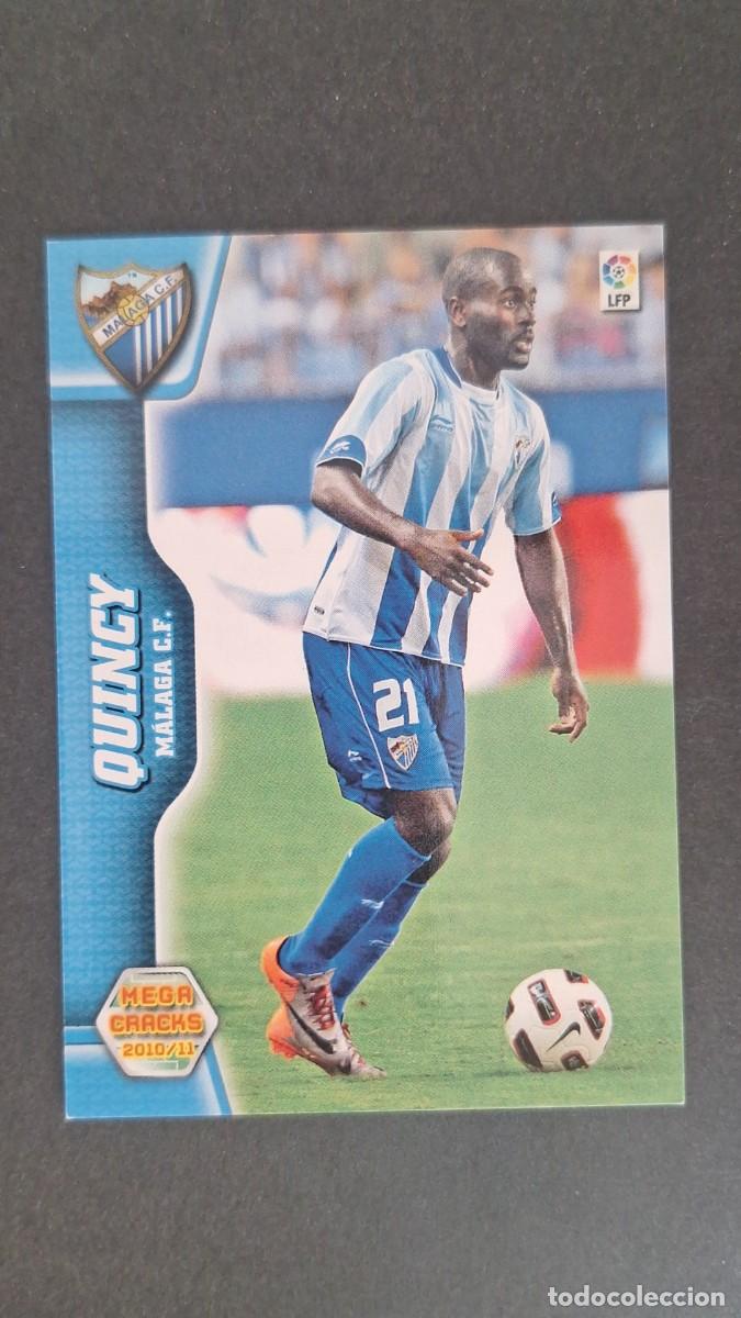 Cromos de Futebol: L1 QUINCY MALAGA C. F. NUEVA FICHA 190 BIS PANINI MEGACRACKS 2010 2011 10 11