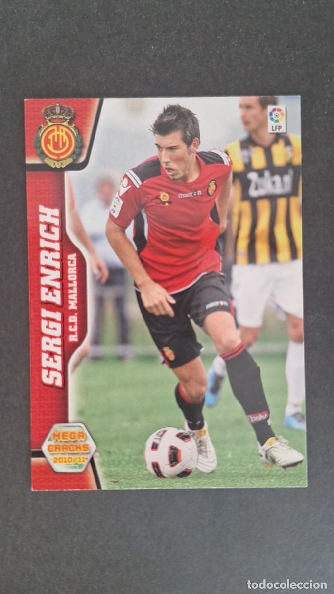 Football Stickers: L1 SERGI ENRICH R. C. D. MALLORCA NUEVA FICHA 214 BIS PANINI MEGACRACKS 2010 2011 10 11