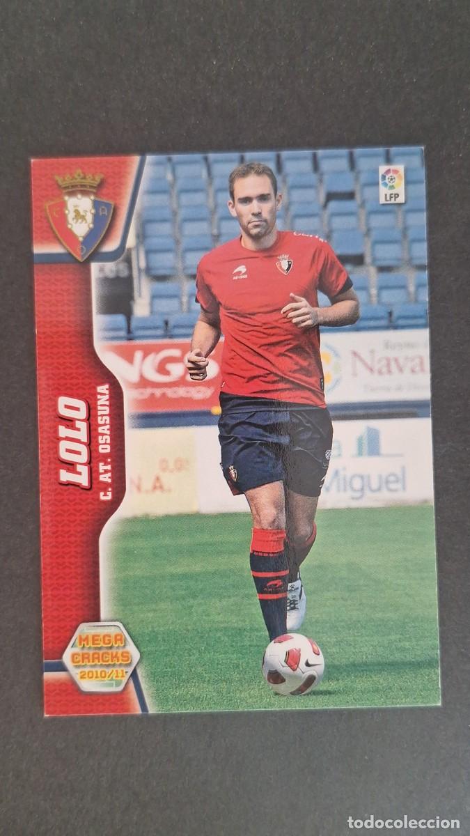 Cartes &agrave; collectionner de Football: L1 LOLO C. A. OSASUNA NUEVA FICHA 220 BIS PANINI MEGACRACKS 2010 2011 10 11
