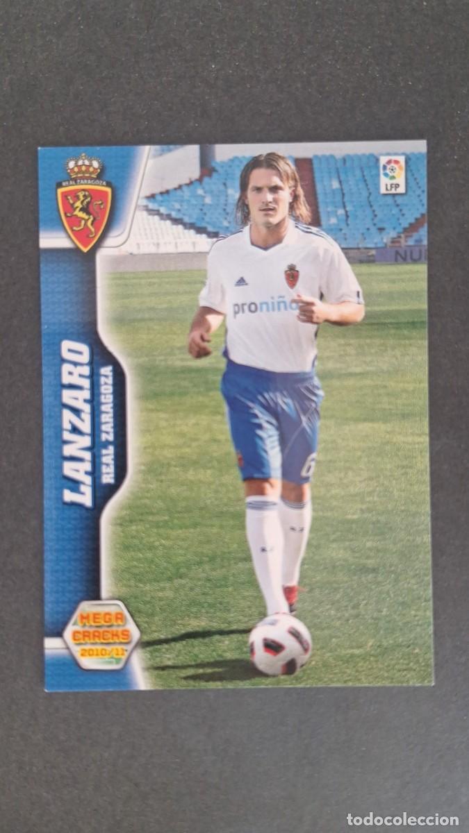Football Stickers: L1 LANZARO REAL ZARAGOZA NUEVA FICHA 347 BIS PANINI MEGACRACKS 2010 2011 10 11