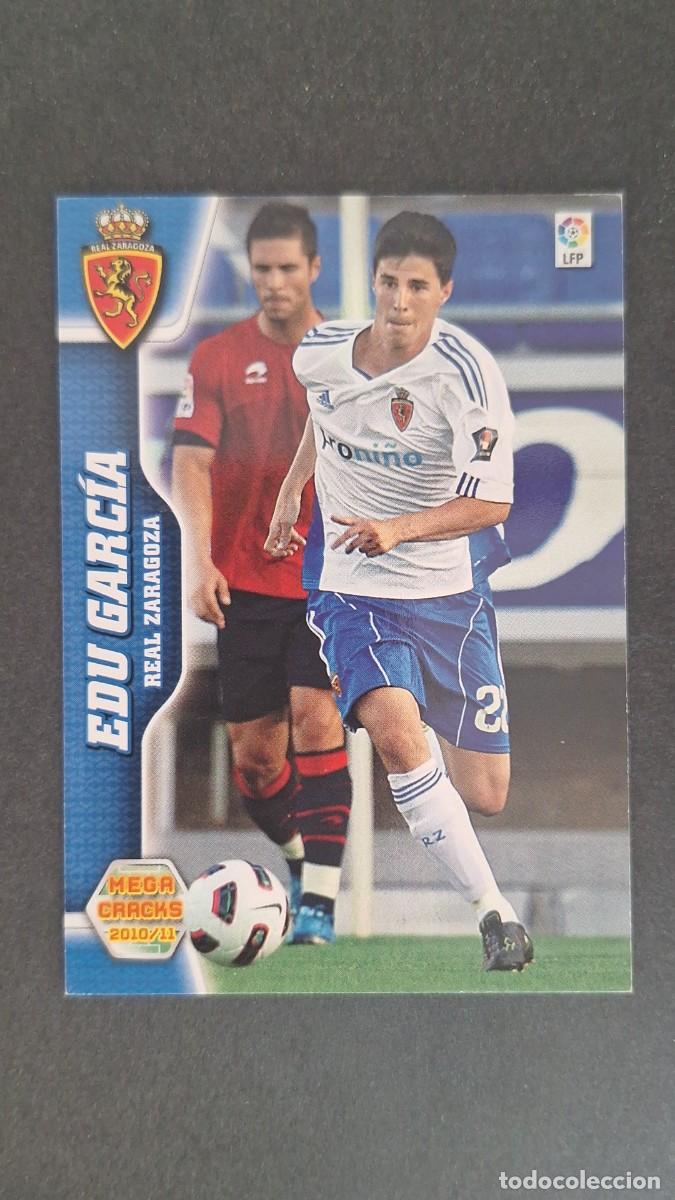 Football Stickers: L1 EDU GARCIA REAL ZARAGOZA NUEVA FICHA 356 BIS PANINI MEGACRACKS 2010 2011 10 11