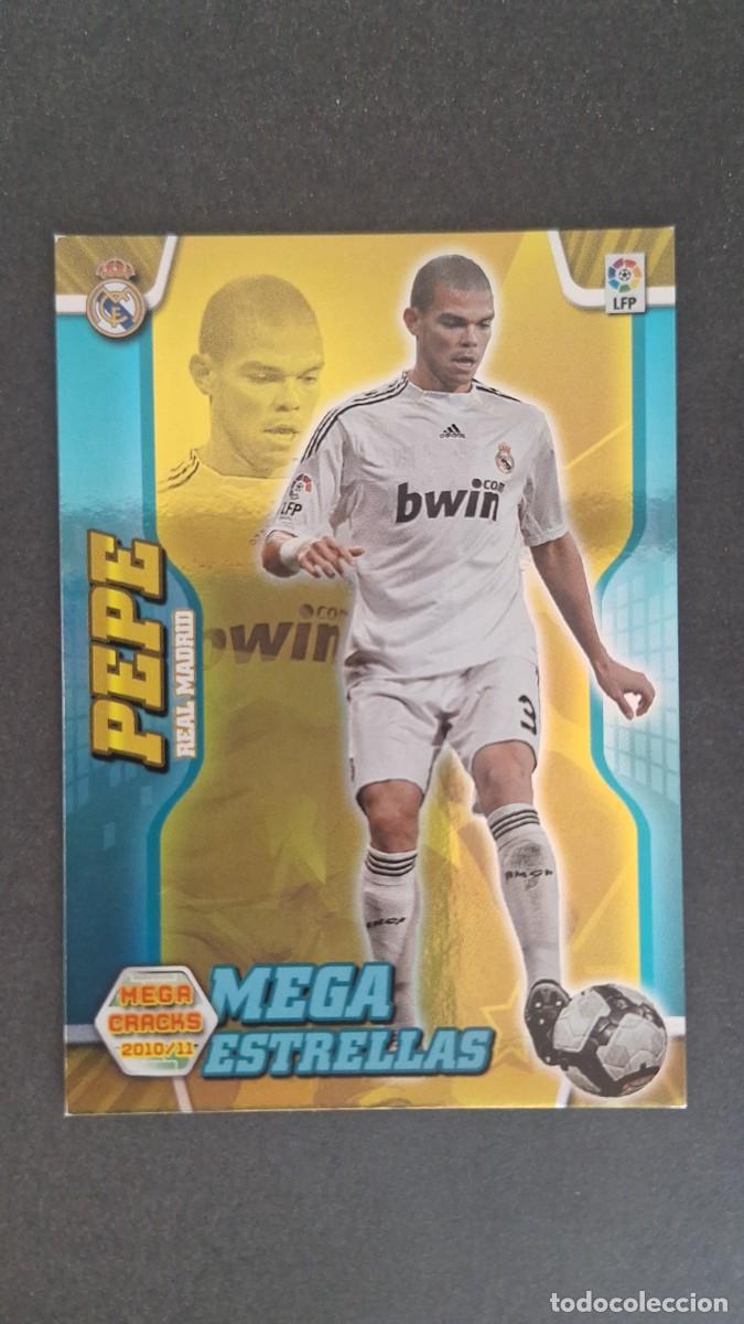 Figurine di Calcio: L1 PEPE REAL MADRID MEGA ESTRELLAS 367 PANINI MEGACRACKS 2010 2011 10 11