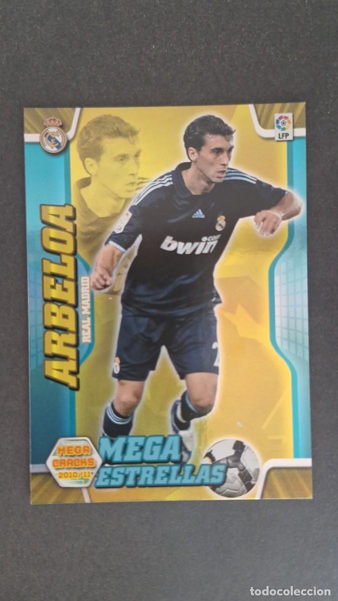 Figurine di Calcio: L1 ARBELOA REAL MADRID MEGA ESTRELLAS 370 PANINI MEGACRACKS 2010 2011 10 11
