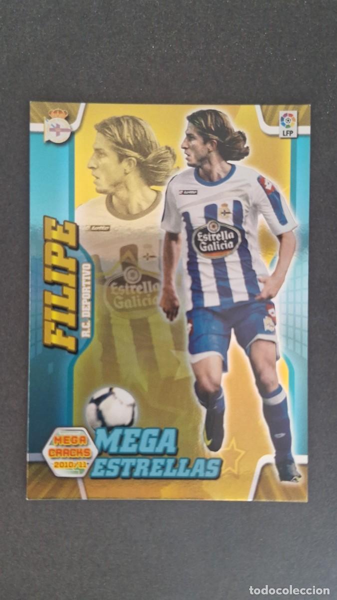 Figurine di Calcio: L1 FILIPE DEPORTIVO DE LA CORU&Ntilde;A MEGA ESTRELLAS 372 PANINI MEGACRACKS 2010 2011 10 11