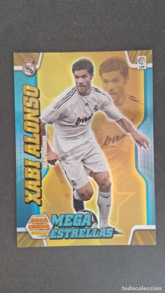Cromos de f&uacute;tbol: L1 XABI ALONSO REAL MADRID MEGA ESTRELLAS 374 PANINI MEGACRACKS 2010 2011 10 11