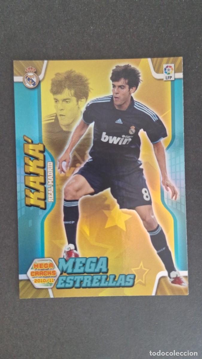 Cromos de f&uacute;tbol: L1 KAKA REAL MADRID MEGA ESTRELLAS 379 PANINI MEGACRACKS 2010 2011 10 11