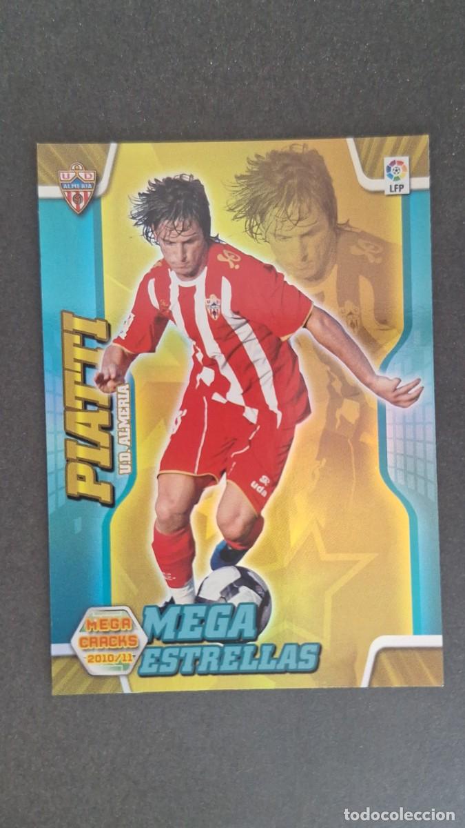 Figurine di Calcio: L1 PIATTI U. D. ALMERIA MEGA ESTRELLAS 382 PANINI MEGACRACKS 2010 2011 10 11