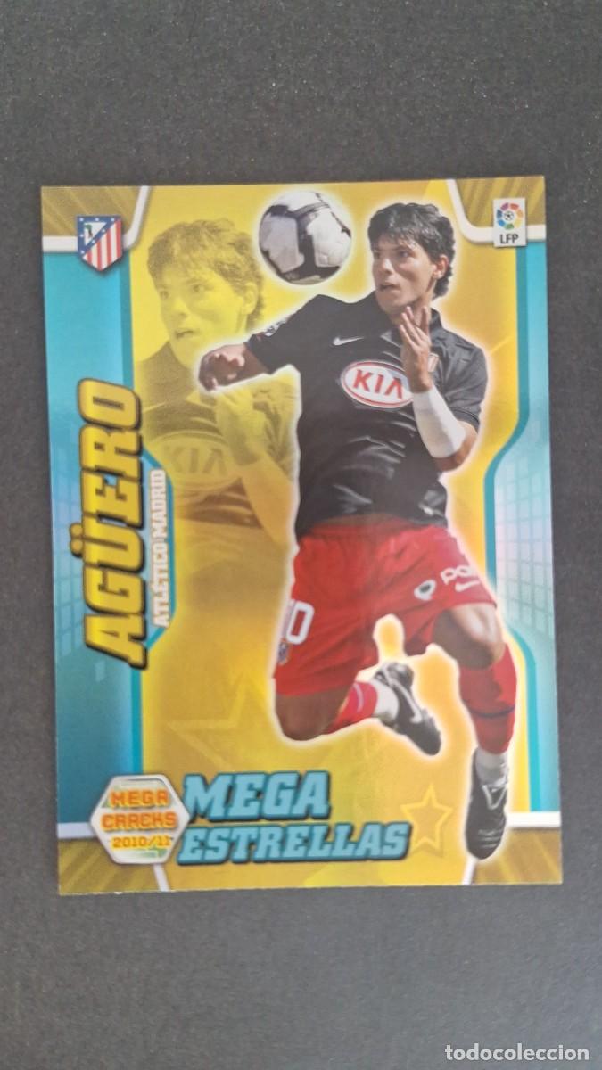 Cromos de F&uacute;tbol: L1 AG&Uuml;ERO ATLETICO DE MADRID MEGA ESTRELLAS 387 PANINI MEGACRACKS 2010 2011 10 11