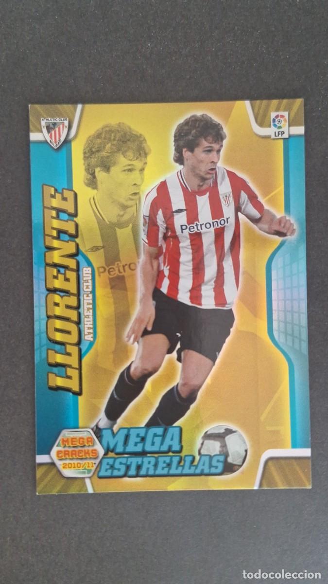 Cromos de F&uacute;tbol: L1 LLORENTE ATHLETIC CLUB DE BILBAO MEGA ESTRELLAS 396 PANINI MEGACRACKS 2010 2011 10 11