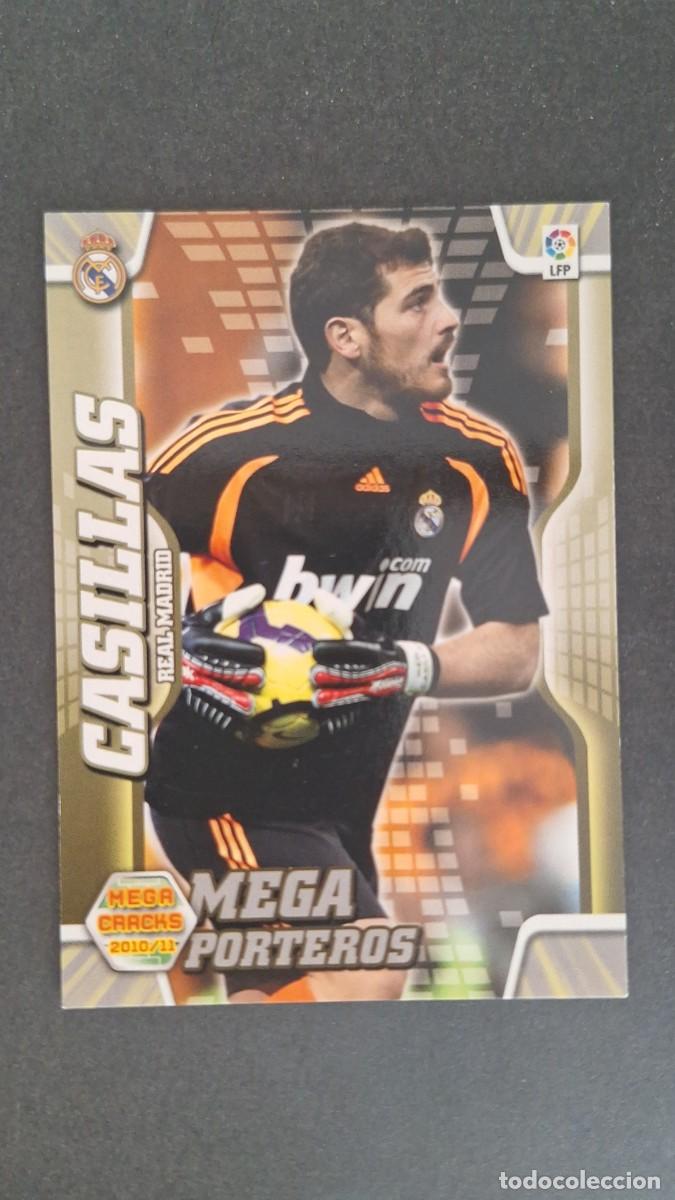 Cromos de F&uacute;tbol: L1 CASILLAS REAL MADRID MEGA PORTEROS 401 PANINI MEGACRACKS 2010 2011 10 11