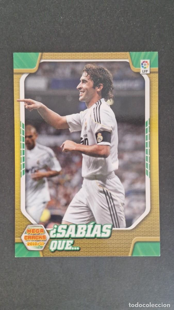 Cartes &agrave; collectionner de Football: L1 &iquest;SABIAS QUE REAL MADRID RAUL 413 PANINI MEGACRACKS 2010 2011 10 11