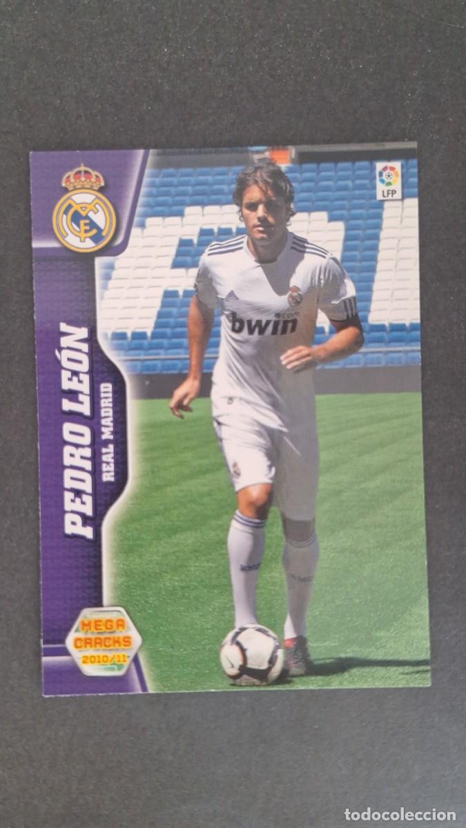 Cromos de Futebol: L1 PEDRO LEON REAL MADRID NUEVO FICHAJE 451 PANINI MEGACRACKS 2010 2011 10 11