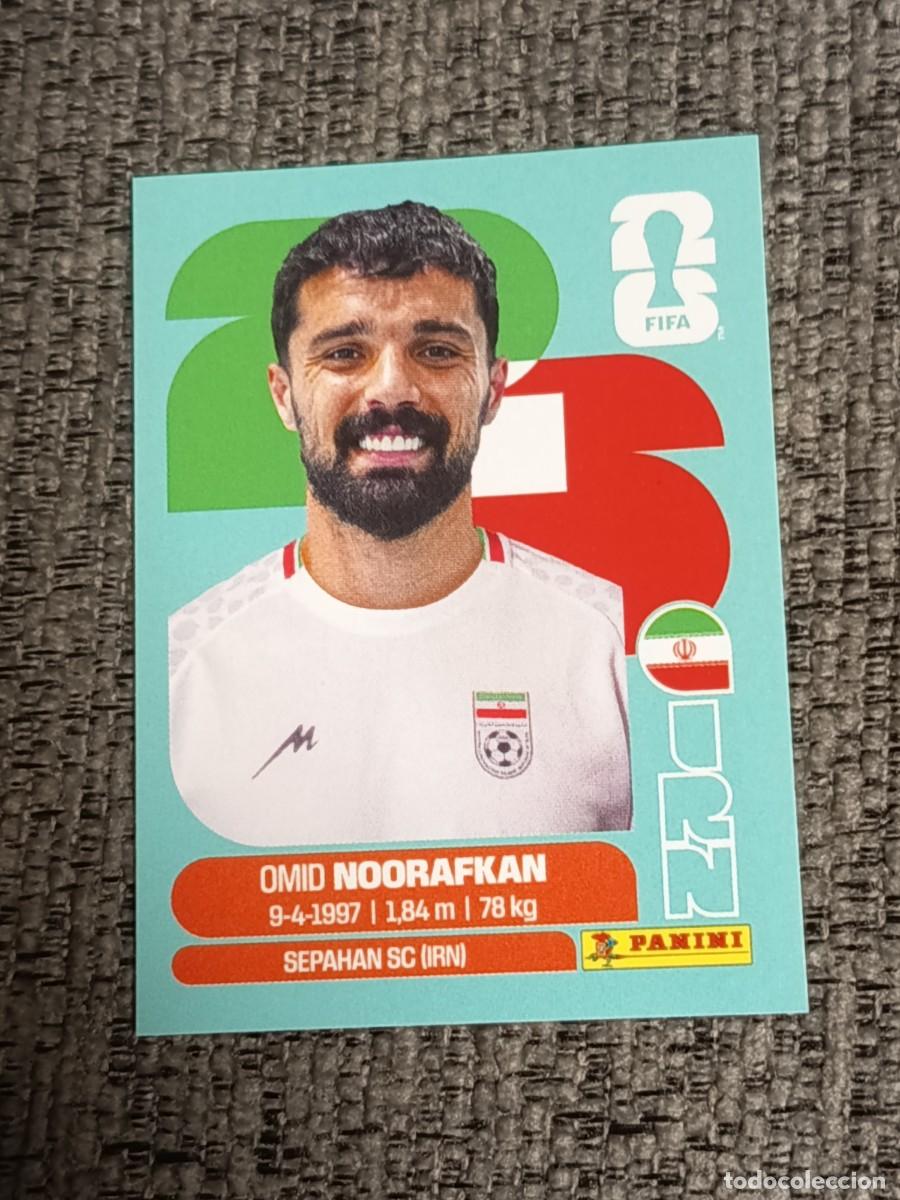 Cromos de F&uacute;tbol: NOORAFKAN IRN 14 STICKER MUNDIAL 2026 PANINI FIFA WORLD CUP NUEVO