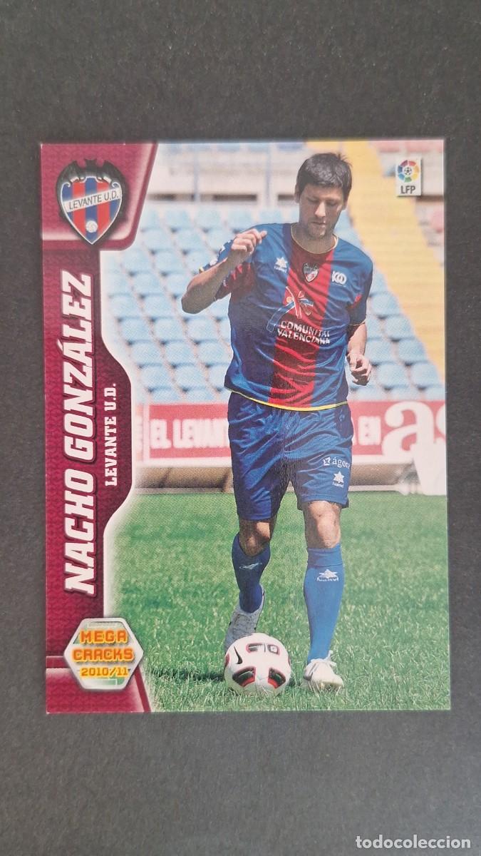 Cromos de F&uacute;tbol: L1 NACHO GONZALEZ LEVANTE U. D. NUEVO FICHAJE 473 PANINI MEGACRACKS 2010 2011 10 11