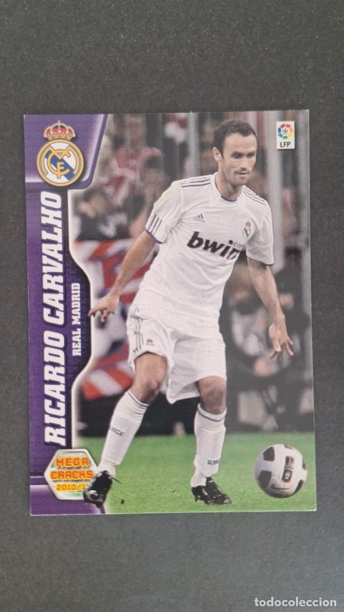 Cromos de F&uacute;tbol: L1 RICARDO CARVALHO REAL MADRID NUEVO FICHAJE 474 PANINI MEGACRACKS 2010 2011 10 11