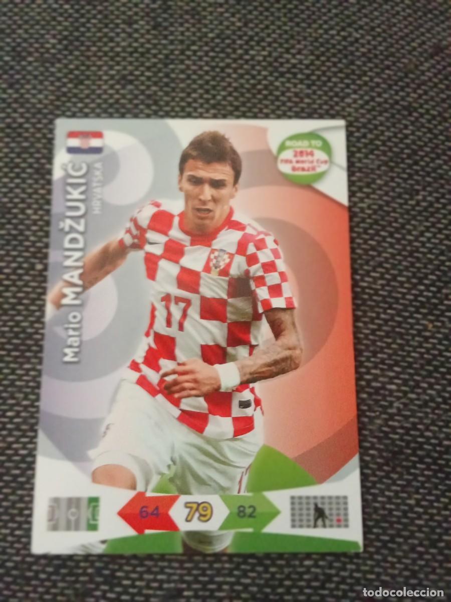 Cromos de F&uacute;tbol: Mandzukic Croacia Road to fifa world CUP brasil 2014 ADRENALYN