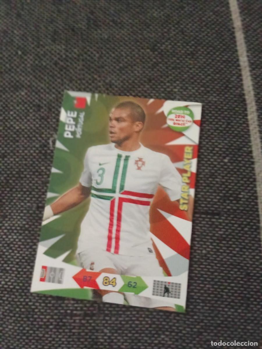 Cromos de F&uacute;tbol: Pepe Portugal Road to fifa world CUP brasil 2014 ADRENALYN