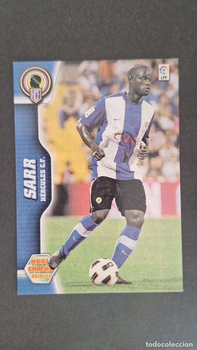 Cromos de F&uacute;tbol: L1 SARR HERCULES C. F. NUEVO FICHAJE 481 PANINI MEGACRACKS 2010 2011 10 11