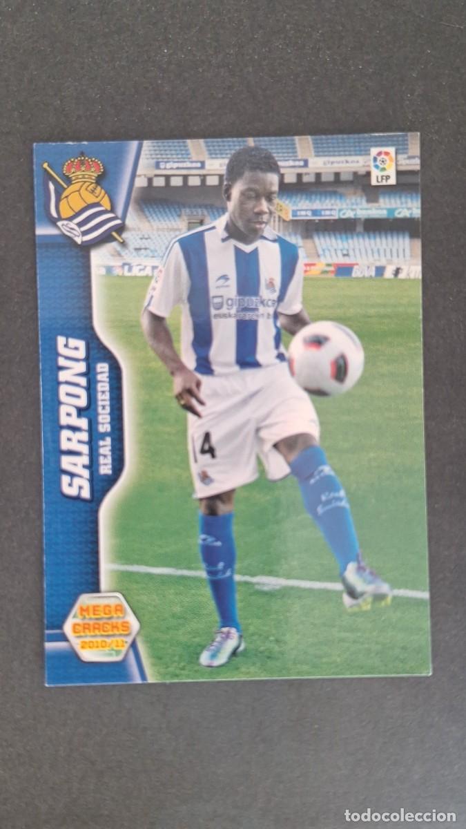 Cromos de F&uacute;tbol: L1 SARPONG REAL SOCIEDAD NUEVO FICHAJE 488 PANINI MEGACRACKS 2010 2011 10 11