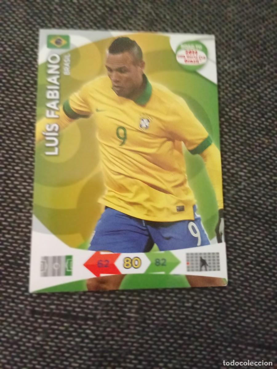 Cromos de F&uacute;tbol: Luis Fabiano Brasil Road to fifa world CUP brasil 2014 ADRENALYN