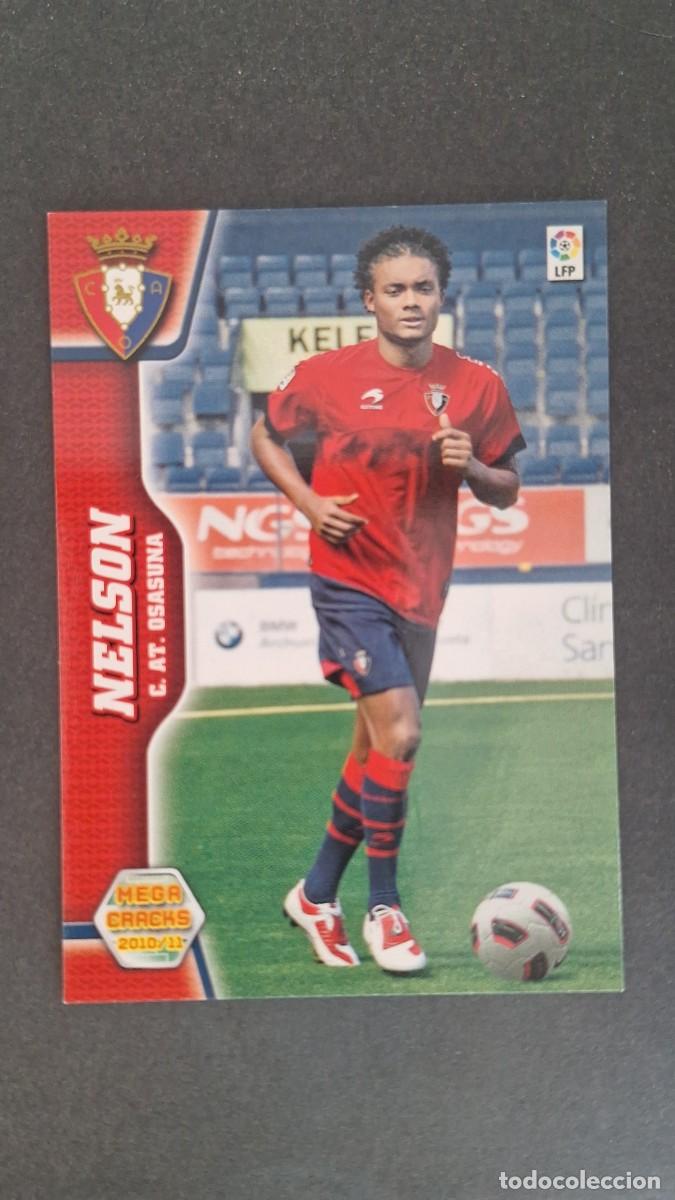 Cromos de F&uacute;tbol: L1 NELSON C. A. OSASUNA NUEVO FICHAJE 492 PANINI MEGACRACKS 2010 2011 10 11