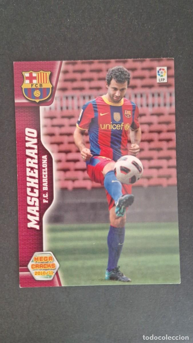 Cartes &agrave; collectionner de Football: L1 MASCHERANO F. C. BARCELONA NUEVO FICHAJE 495 PANINI MEGACRACKS 2010 2011 10 11