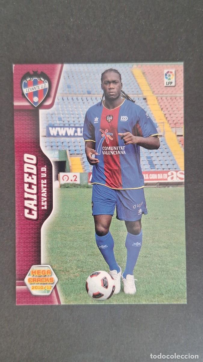Cromos de F&uacute;tbol: L1 CAICEDO LEVANTE U. D. NUEVO FICHAJE 503 PANINI MEGACRACKS 2010 2011 10 11