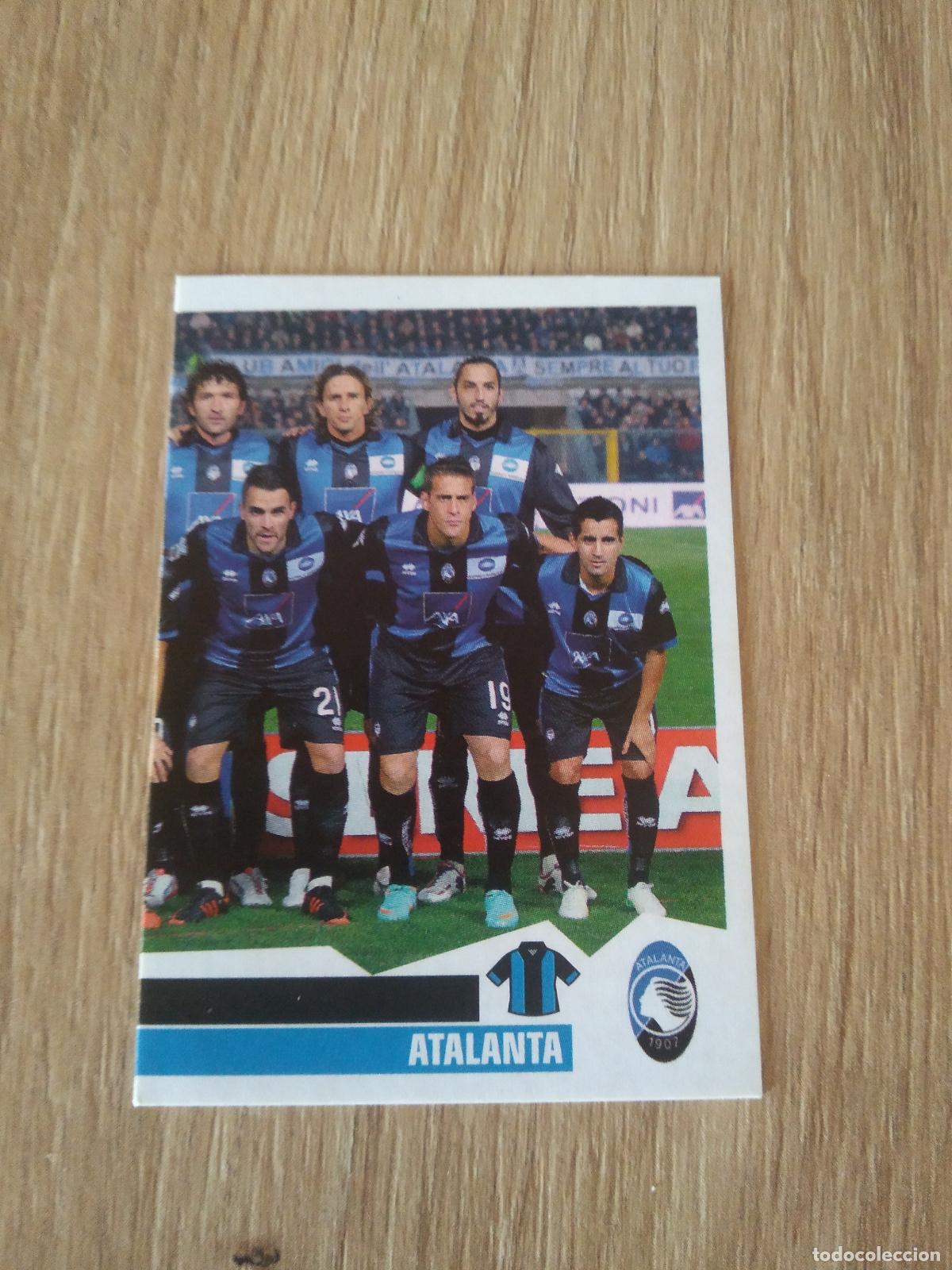 Cromos de F&uacute;tbol: 14 EQUIPO PLANTILLA ATALANTA CROMO FUTBOL PANINI LIGA ITALIA 12-13 CALCIATORI 2012-2013