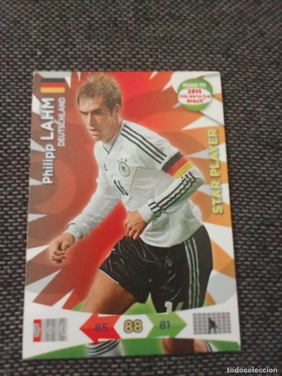 Cromos de F&uacute;tbol: Lahm Alemania Road to fifa world CUP brasil 2014 ADRENALYN
