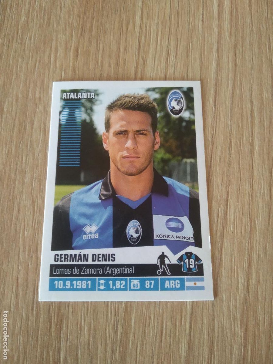 Cromos de F&uacute;tbol: 31 GERMAN DENIS ATALANTA CROMO FUTBOL PANINI LIGA ITALIA 12-13 CALCIATORI 2012-2013
